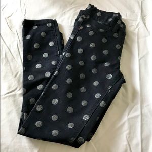 Children’s Place Navy/Glitter Sparkle Dot Jeggings